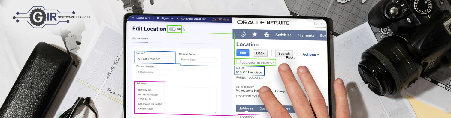 Custom inventory “locations” with gir software services and your netsuite erp website!